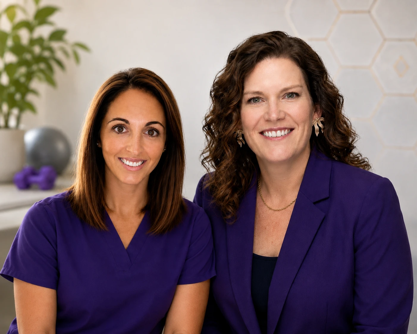 Jodi Young and Dr. Jessica Jackson of Forever Young Mobile Physical Therapy